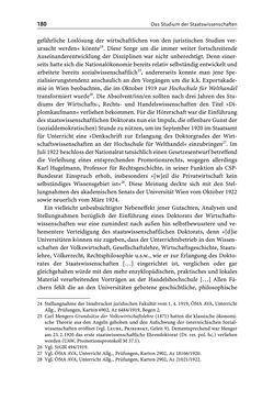 Image of the Page - 180 - in Die Wiener Rechts- und Staatswissenschaftliche Fakultät 1918–1938