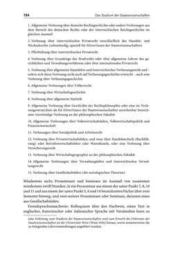 Image of the Page - 184 - in Die Wiener Rechts- und Staatswissenschaftliche Fakultät 1918–1938