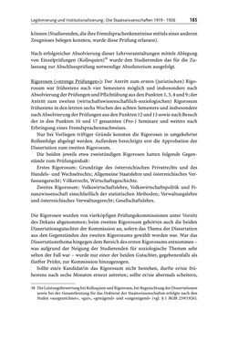 Image of the Page - 185 - in Die Wiener Rechts- und Staatswissenschaftliche Fakultät 1918–1938