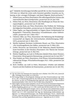 Image of the Page - 196 - in Die Wiener Rechts- und Staatswissenschaftliche Fakultät 1918–1938