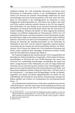 Image of the Page - 206 - in Die Wiener Rechts- und Staatswissenschaftliche Fakultät 1918–1938