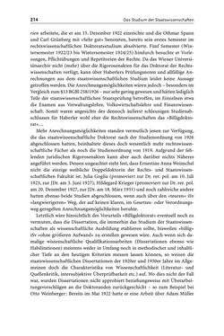 Bild der Seite - 214 - in Die Wiener Rechts- und Staatswissenschaftliche Fakultät 1918–1938