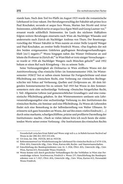 Image of the Page - 272 - in Die Wiener Rechts- und Staatswissenschaftliche Fakultät 1918–1938