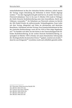 Image of the Page - 291 - in Die Wiener Rechts- und Staatswissenschaftliche Fakultät 1918–1938