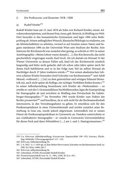 Image of the Page - 321 - in Die Wiener Rechts- und Staatswissenschaftliche Fakultät 1918–1938
