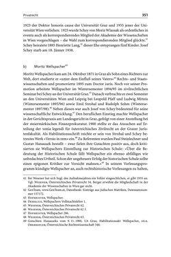 Image of the Page - 351 - in Die Wiener Rechts- und Staatswissenschaftliche Fakultät 1918–1938