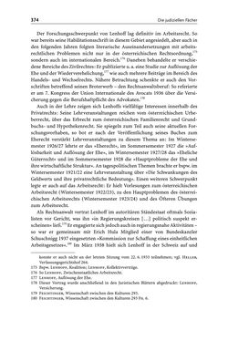 Image of the Page - 374 - in Die Wiener Rechts- und Staatswissenschaftliche Fakultät 1918–1938
