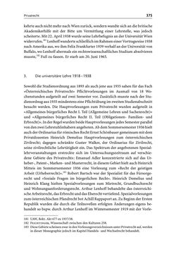 Image of the Page - 375 - in Die Wiener Rechts- und Staatswissenschaftliche Fakultät 1918–1938