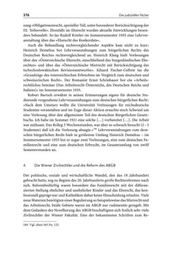 Image of the Page - 376 - in Die Wiener Rechts- und Staatswissenschaftliche Fakultät 1918–1938