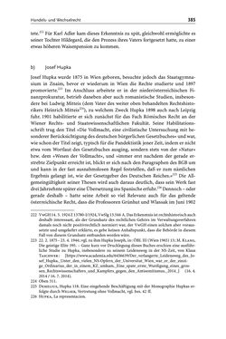 Image of the Page - 385 - in Die Wiener Rechts- und Staatswissenschaftliche Fakultät 1918–1938