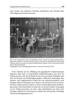 Image of the Page - 419 - in Die Wiener Rechts- und Staatswissenschaftliche Fakultät 1918–1938