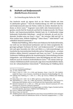 Image of the Page - 420 - in Die Wiener Rechts- und Staatswissenschaftliche Fakultät 1918–1938