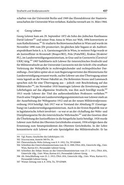 Image of the Page - 437 - in Die Wiener Rechts- und Staatswissenschaftliche Fakultät 1918–1938