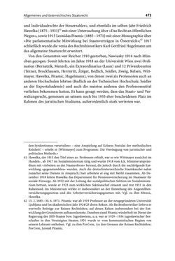 Image of the Page - 473 - in Die Wiener Rechts- und Staatswissenschaftliche Fakultät 1918–1938