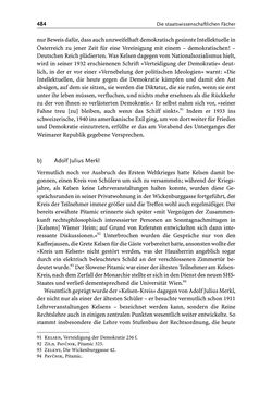 Image of the Page - 484 - in Die Wiener Rechts- und Staatswissenschaftliche Fakultät 1918–1938