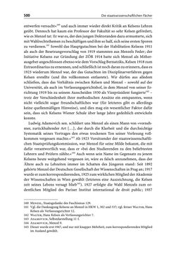 Bild der Seite - 500 - in Die Wiener Rechts- und Staatswissenschaftliche Fakultät 1918–1938