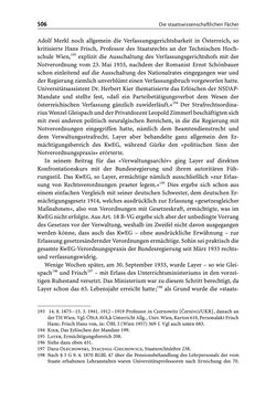 Bild der Seite - 506 - in Die Wiener Rechts- und Staatswissenschaftliche Fakultät 1918–1938