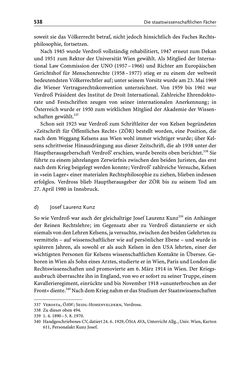 Bild der Seite - 538 - in Die Wiener Rechts- und Staatswissenschaftliche Fakultät 1918–1938