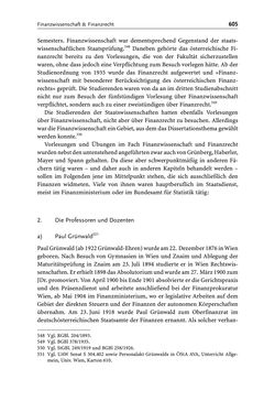 Bild der Seite - 605 - in Die Wiener Rechts- und Staatswissenschaftliche Fakultät 1918–1938