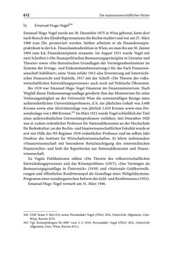 Bild der Seite - 612 - in Die Wiener Rechts- und Staatswissenschaftliche Fakultät 1918–1938