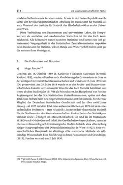 Image of the Page - 614 - in Die Wiener Rechts- und Staatswissenschaftliche Fakultät 1918–1938