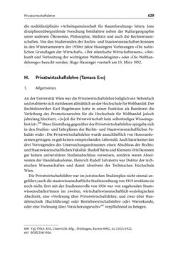 Image of the Page - 629 - in Die Wiener Rechts- und Staatswissenschaftliche Fakultät 1918–1938