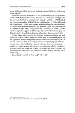 Image of the Page - 637 - in Die Wiener Rechts- und Staatswissenschaftliche Fakultät 1918–1938