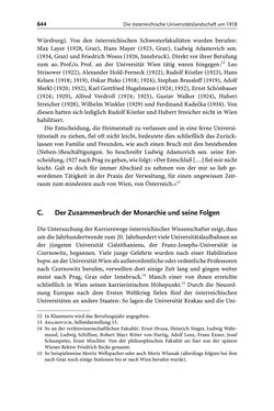 Image of the Page - 644 - in Die Wiener Rechts- und Staatswissenschaftliche Fakultät 1918–1938