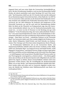 Image of the Page - 648 - in Die Wiener Rechts- und Staatswissenschaftliche Fakultät 1918–1938