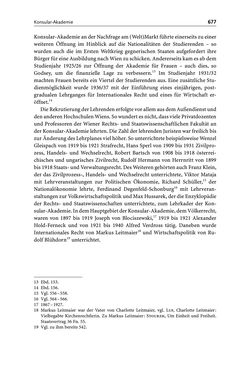 Bild der Seite - 677 - in Die Wiener Rechts- und Staatswissenschaftliche Fakultät 1918–1938