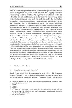 Bild der Seite - 681 - in Die Wiener Rechts- und Staatswissenschaftliche Fakultät 1918–1938