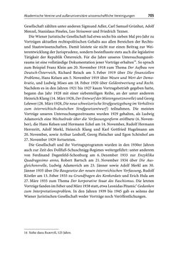 Bild der Seite - 705 - in Die Wiener Rechts- und Staatswissenschaftliche Fakultät 1918–1938
