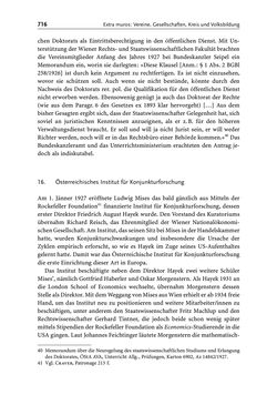 Bild der Seite - 716 - in Die Wiener Rechts- und Staatswissenschaftliche Fakultät 1918–1938
