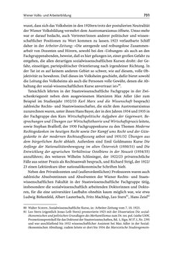 Bild der Seite - 731 - in Die Wiener Rechts- und Staatswissenschaftliche Fakultät 1918–1938