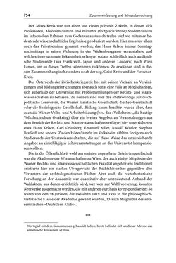 Image of the Page - 754 - in Die Wiener Rechts- und Staatswissenschaftliche Fakultät 1918–1938
