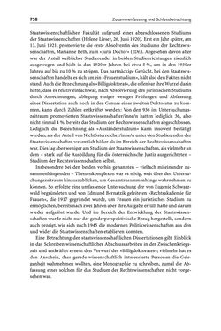 Image of the Page - 758 - in Die Wiener Rechts- und Staatswissenschaftliche Fakultät 1918–1938