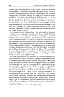 Image of the Page - 760 - in Die Wiener Rechts- und Staatswissenschaftliche Fakultät 1918–1938