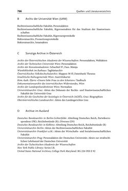 Image of the Page - 766 - in Die Wiener Rechts- und Staatswissenschaftliche Fakultät 1918–1938