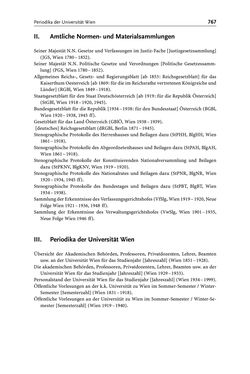 Image of the Page - 767 - in Die Wiener Rechts- und Staatswissenschaftliche Fakultät 1918–1938