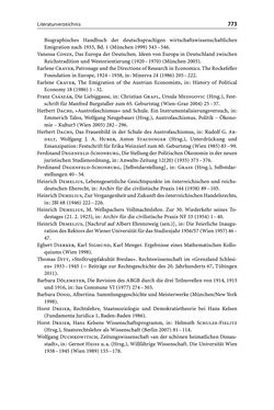 Image of the Page - 773 - in Die Wiener Rechts- und Staatswissenschaftliche Fakultät 1918–1938