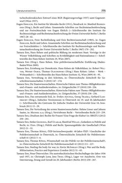 Image of the Page - 775 - in Die Wiener Rechts- und Staatswissenschaftliche Fakultät 1918–1938