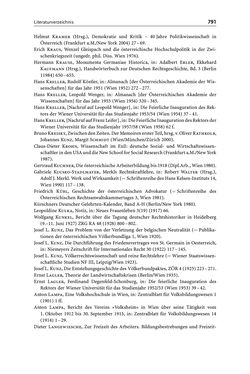 Image of the Page - 791 - in Die Wiener Rechts- und Staatswissenschaftliche Fakultät 1918–1938