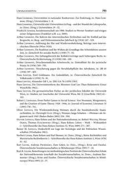 Image of the Page - 793 - in Die Wiener Rechts- und Staatswissenschaftliche Fakultät 1918–1938