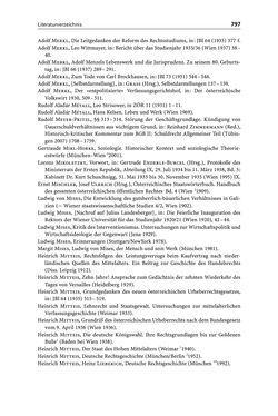 Image of the Page - 797 - in Die Wiener Rechts- und Staatswissenschaftliche Fakultät 1918–1938