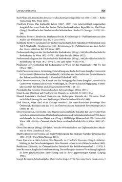 Image of the Page - 805 - in Die Wiener Rechts- und Staatswissenschaftliche Fakultät 1918–1938