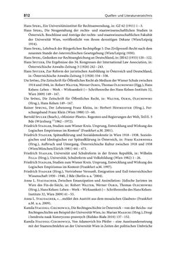 Image of the Page - 812 - in Die Wiener Rechts- und Staatswissenschaftliche Fakultät 1918–1938