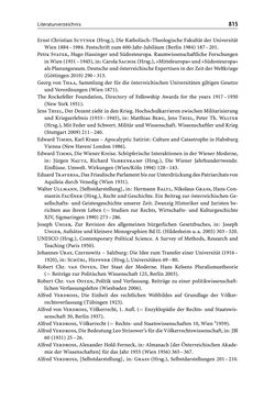 Image of the Page - 815 - in Die Wiener Rechts- und Staatswissenschaftliche Fakultät 1918–1938