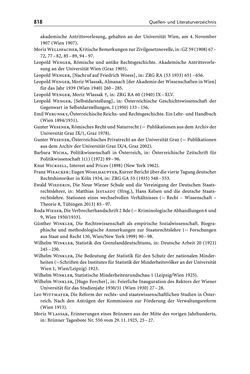 Image of the Page - 818 - in Die Wiener Rechts- und Staatswissenschaftliche Fakultät 1918–1938