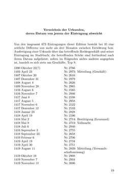 Image of the Page - 19 - in Die Wiener Stadtbücher 1395-1430, Volume 5