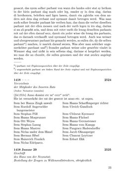 Bild der Seite - 23 - in Die Wiener Stadtbücher 1395-1430, Band 5